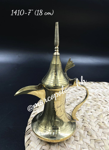 دله عربی قلم دست برنجی هندی کاربردی