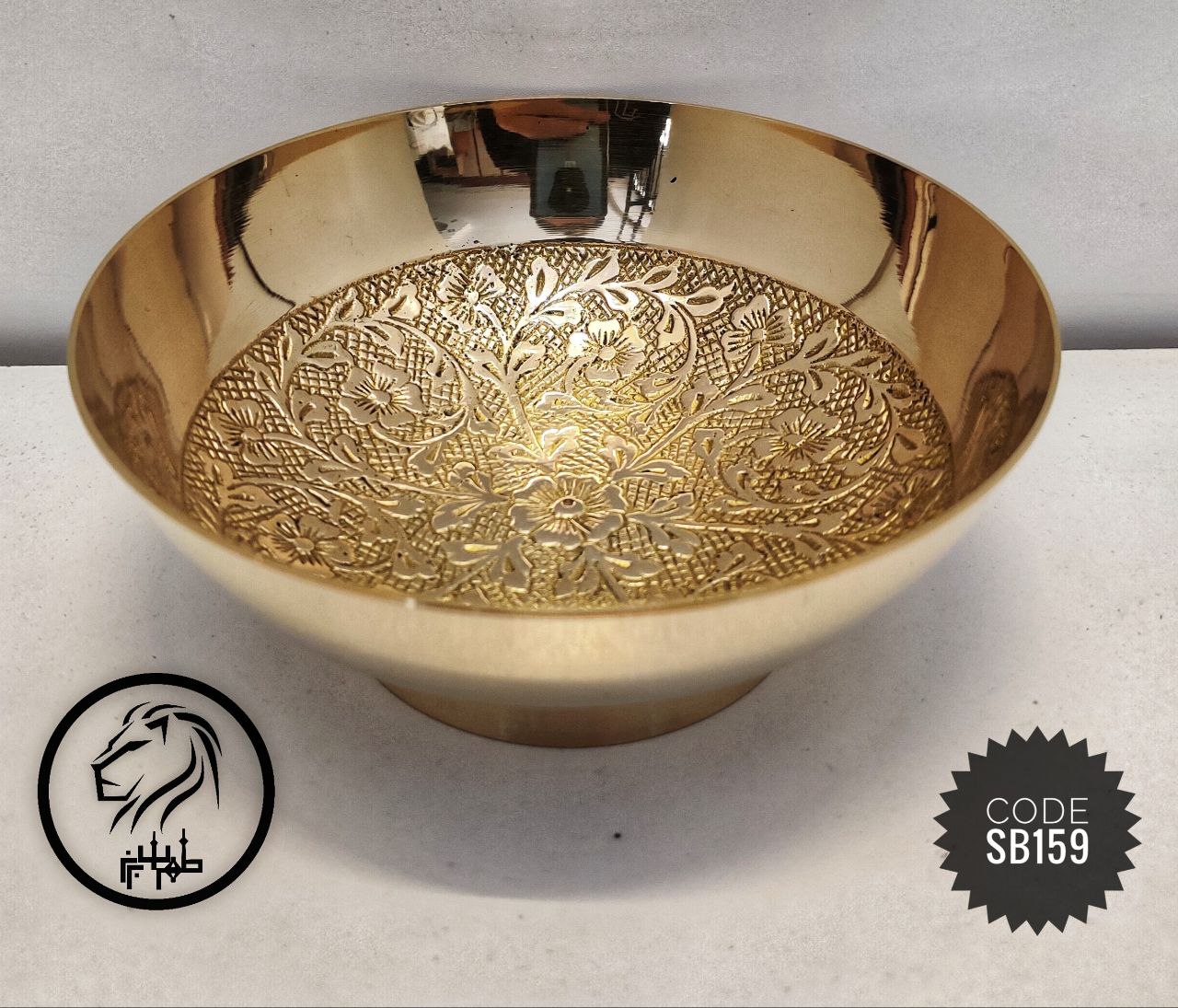 پیاله 5 اینچ نیمه پایه گود یک رو طرح گل برجسته بصورت تکی